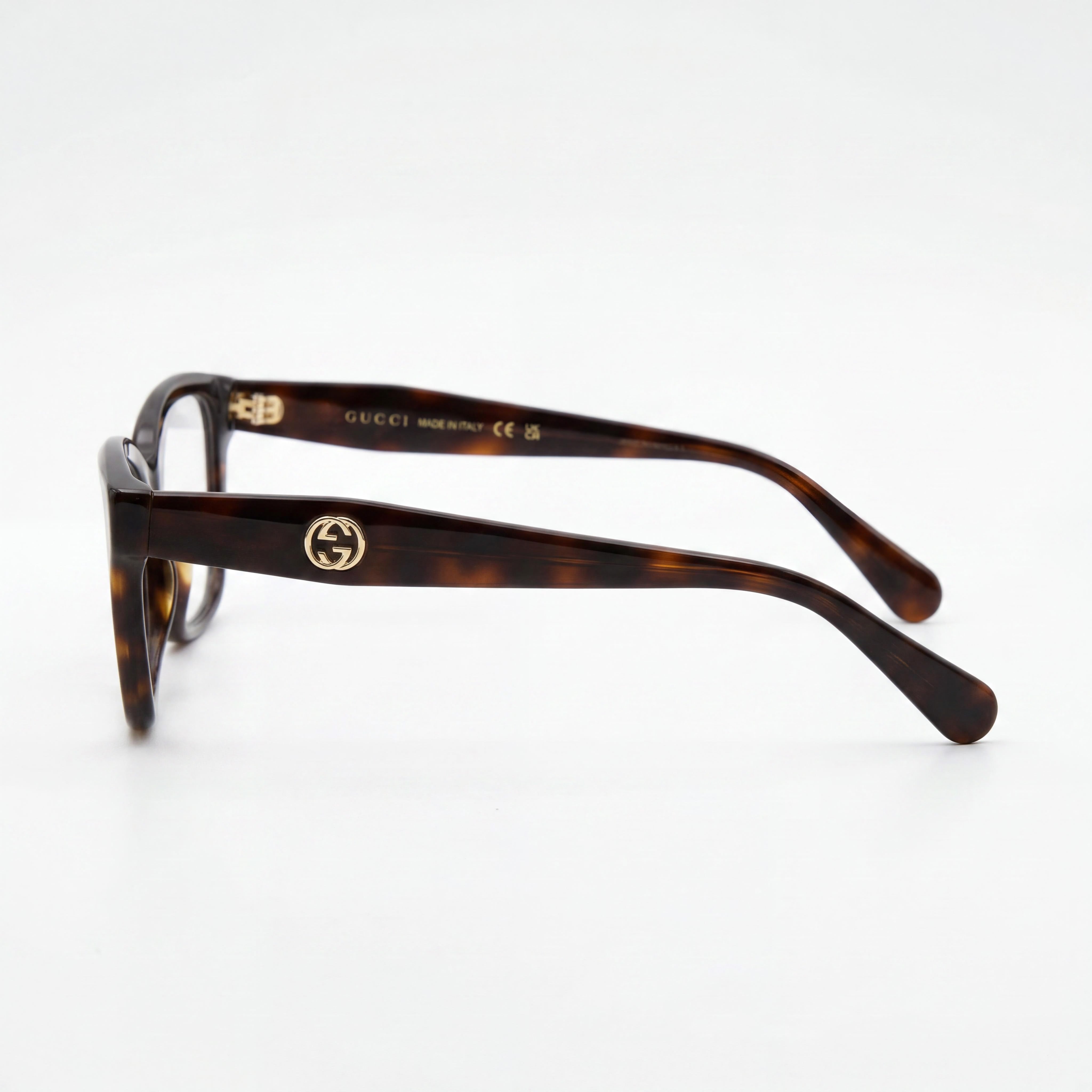Gucci gg0798o Havana Rectangle Eyeglasses for Women, Plastic 53mm, Photo 2