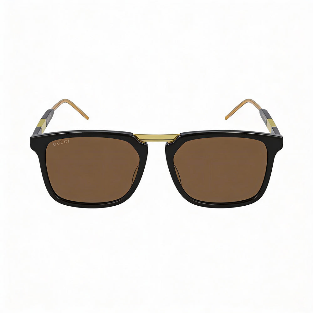 Gucci gg0842s Rectangle Sunglasses for Men — front view, Plastic frame