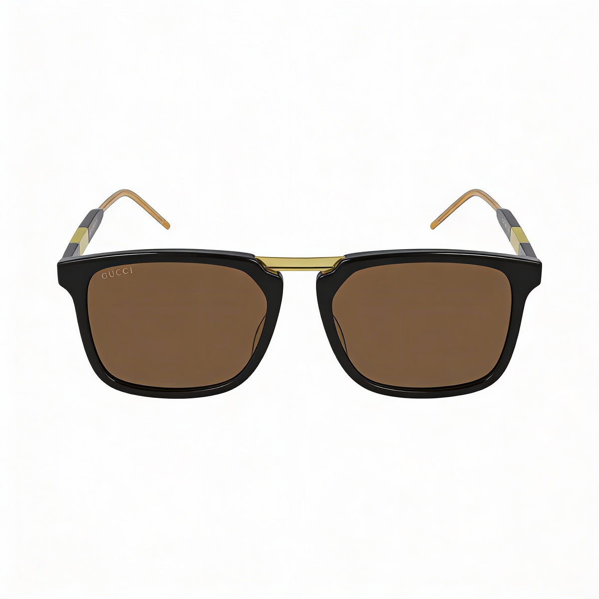 Gucci gg0842s Black-Brown Rectangle Sunglasses for Men, 56mm, Photo 2