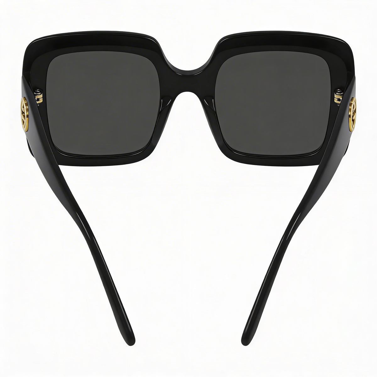 Gafas de sol cuadradas para mujer Gucci GG0896S en negro, 52 mm, Photo 4