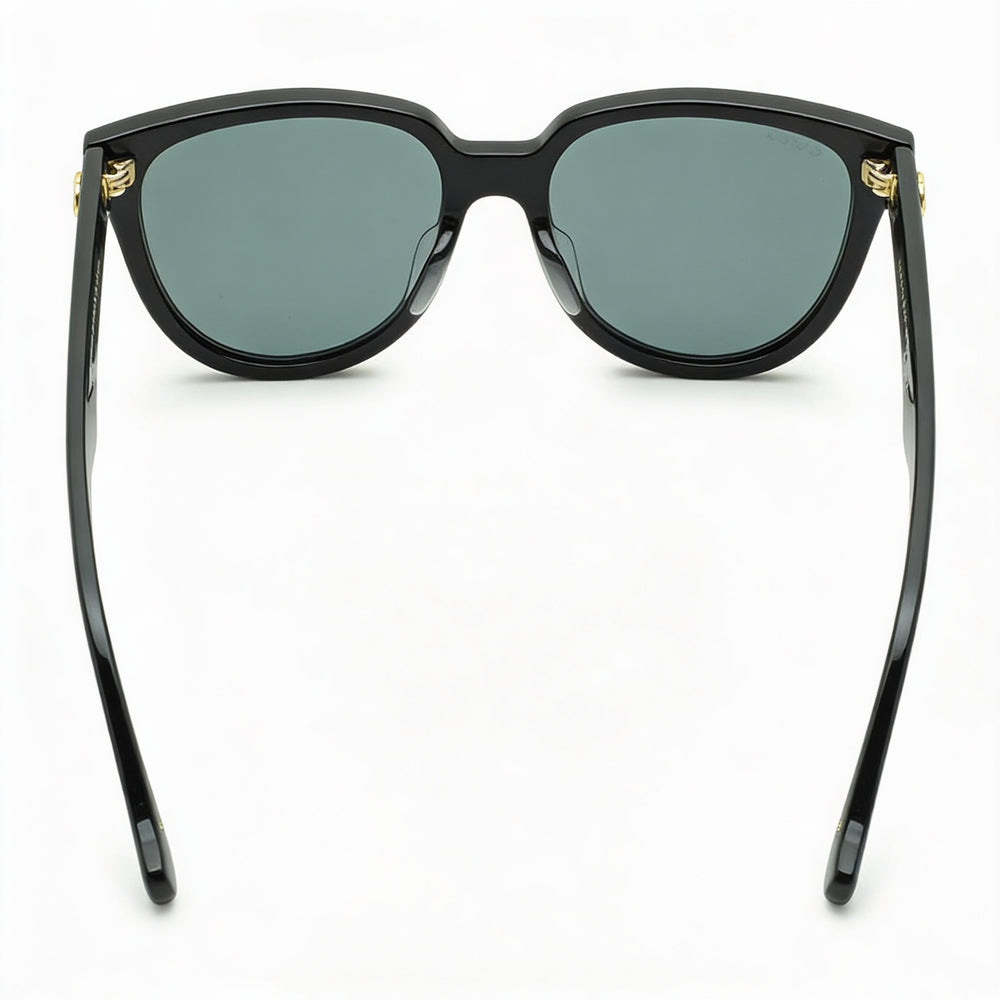 Gucci Gg0960sa-002 Oval Sunglasses Women — side view, Non-Polarized Grey lens