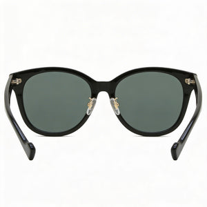 Gucci GG1002SK Oval Sunglasses Women — side view, Non-Polarized Black Grey lens