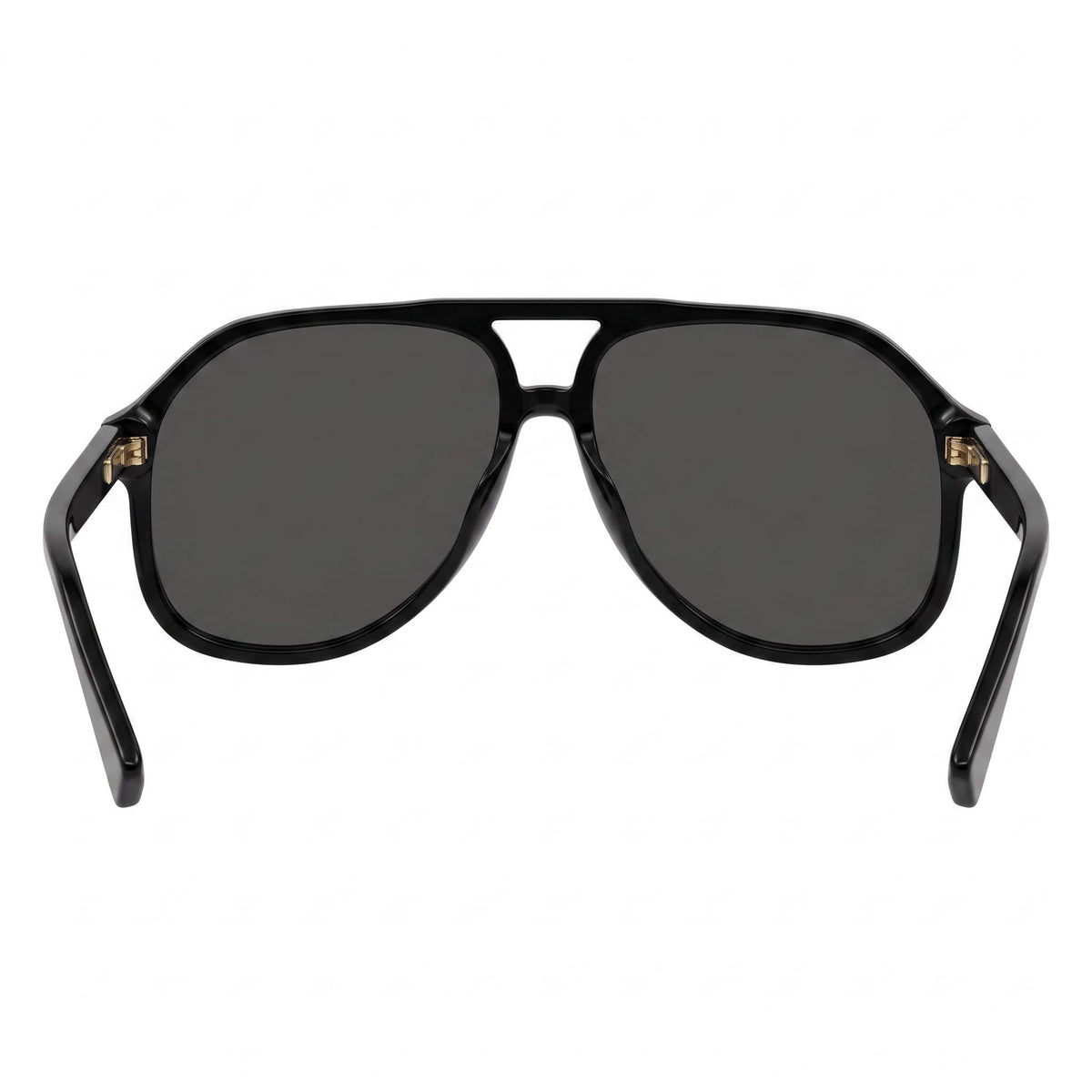 Gafas de sol de aviador Gucci Gg1042s para hombre con logo en negro y dorado, 60 mm, Photo 3