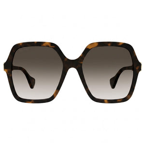 Gucci Gg1072s-002 Square Sunglasses for Women — front view, Plastic frame