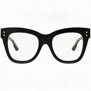 Gucci Gg1082o-001 Cat Eye Eyeglasses for Women — front view, Acetate