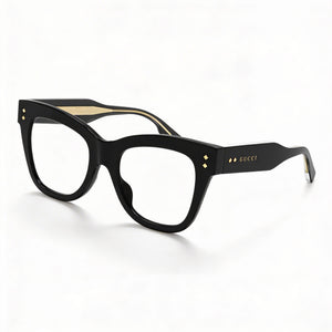 Gucci Gg1082o-001 Black Cat Eye Eyeglasses for Women, Acetate frame