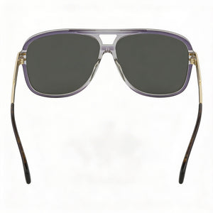 Gucci Gg1105s 001 Rectangle Sunglasses for Men — front view, Plastic frame