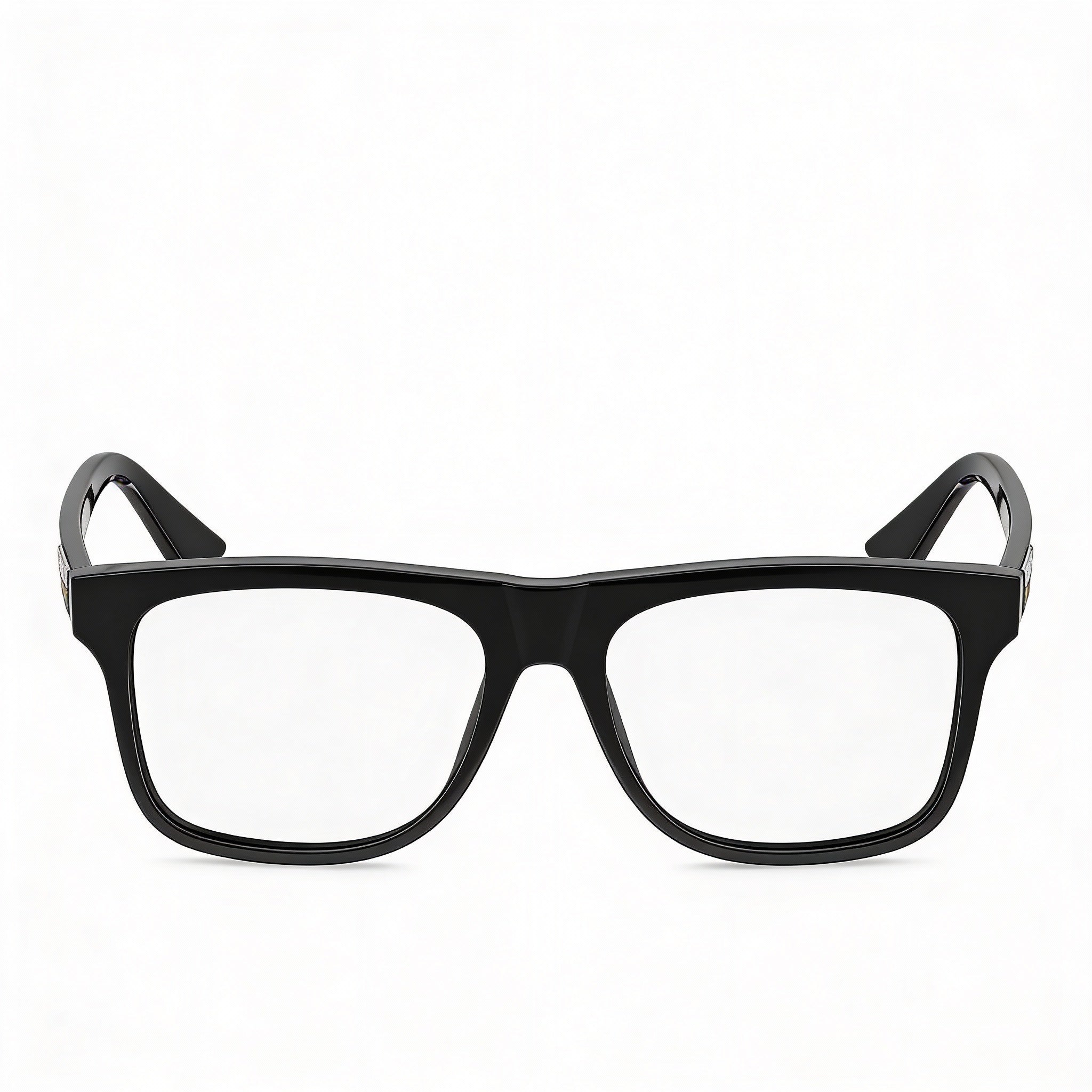 Gucci GG1117O 001 56 Gafas Cuadradas Negras para Hombre, Plástico, Photo 2