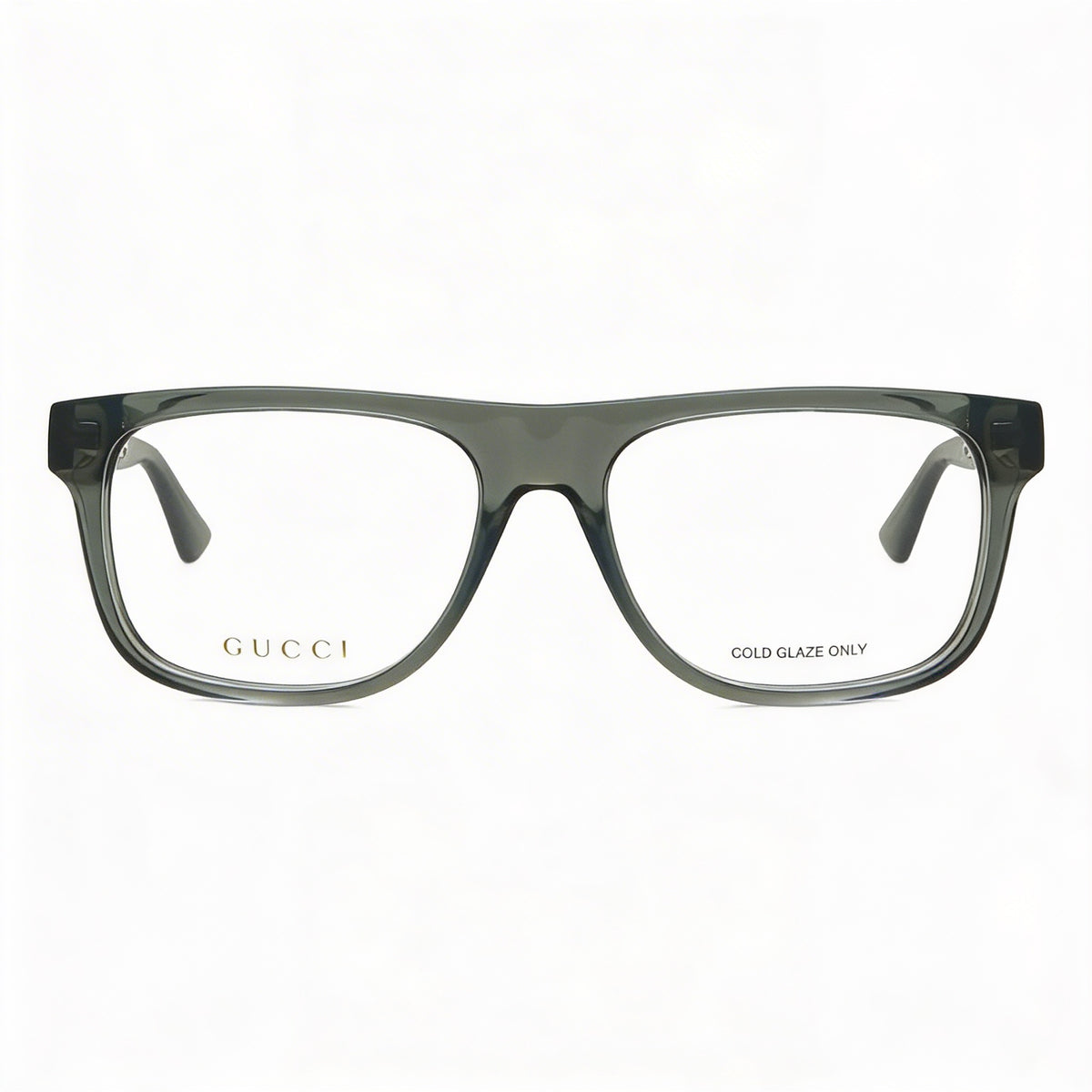 Gucci GG1117O Gray Square Eyeglasses for Men, Plastic 56mm, Photo 2
