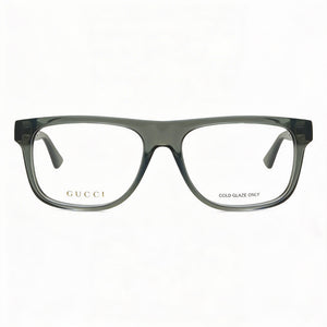 Gucci GG1117O Square Eyeglasses for Men — front view, Plastic