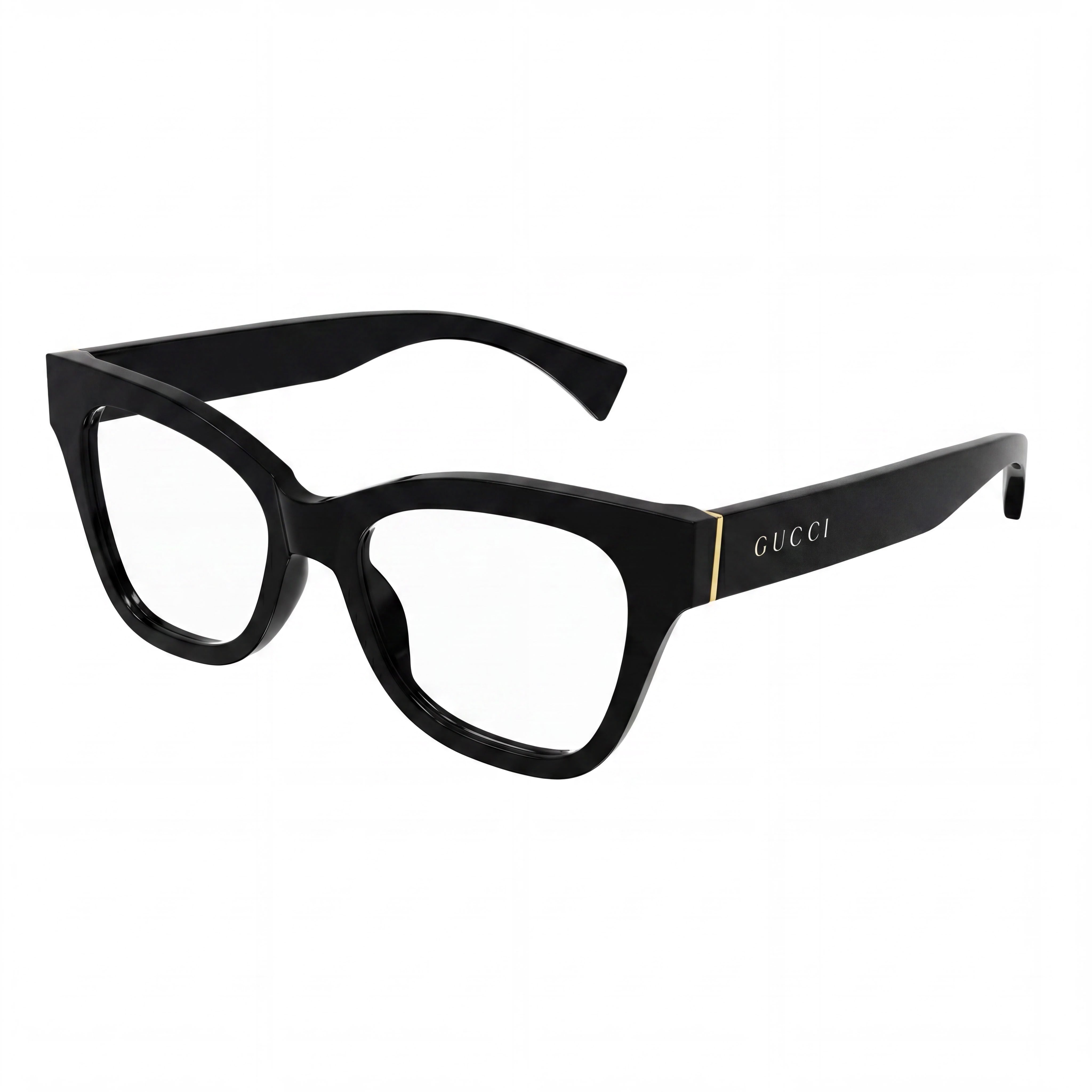Gucci GG1133O Black Silver Cat Eye Eyeglasses for Women, Plastic 52mm, Photo 1