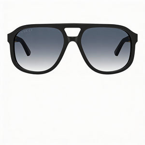 Gucci Gg1188s 002 Aviator Sunglasses Unisex — front view, Aluminium frame