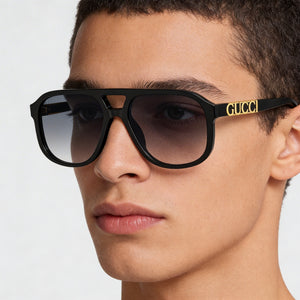 Gucci GG1188S 002 Rectangle Sunglasses Unisex — interior view, Non-Polarized lens detail