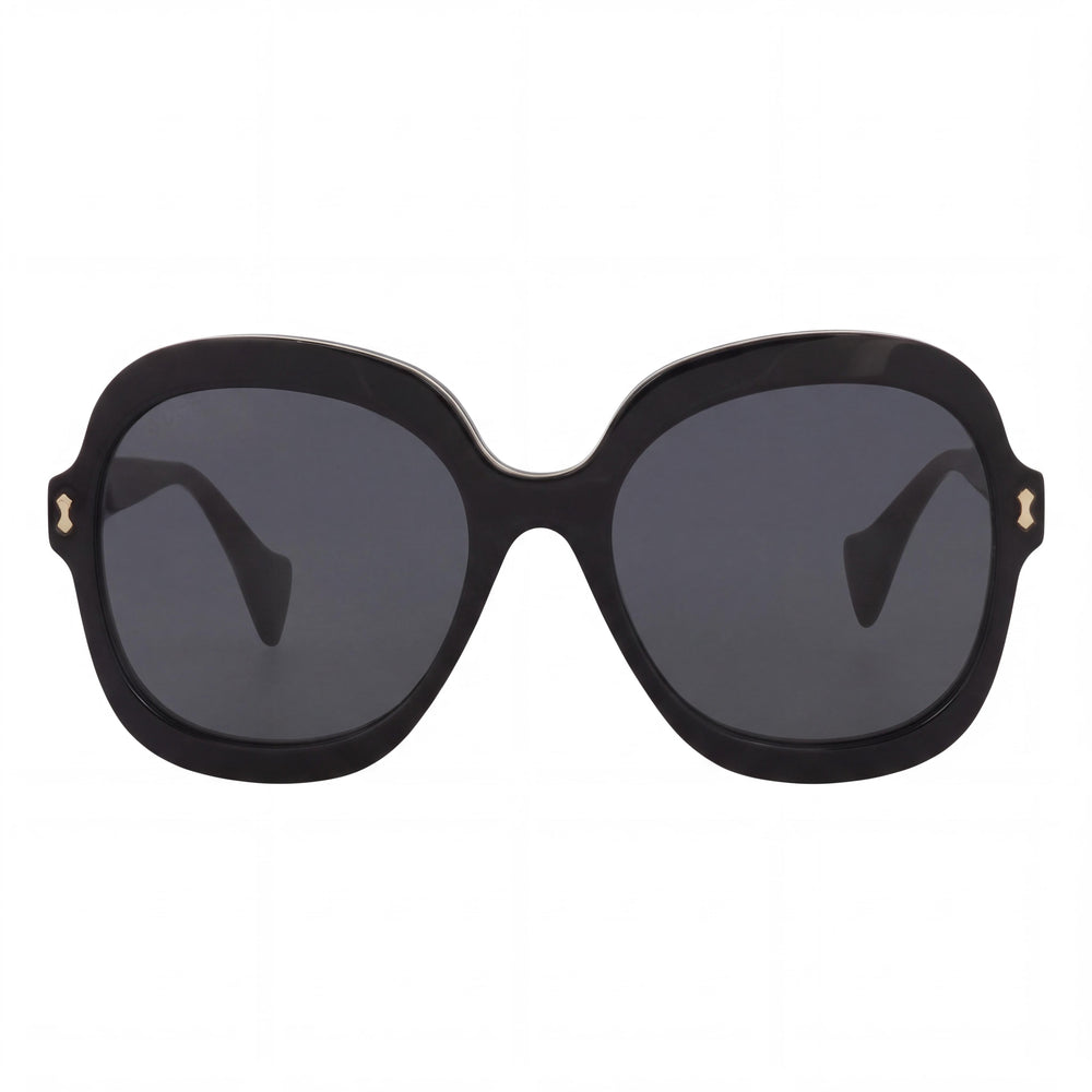 Gucci GG1240S Round Sunglasses for Women — front view, Aluminium frame