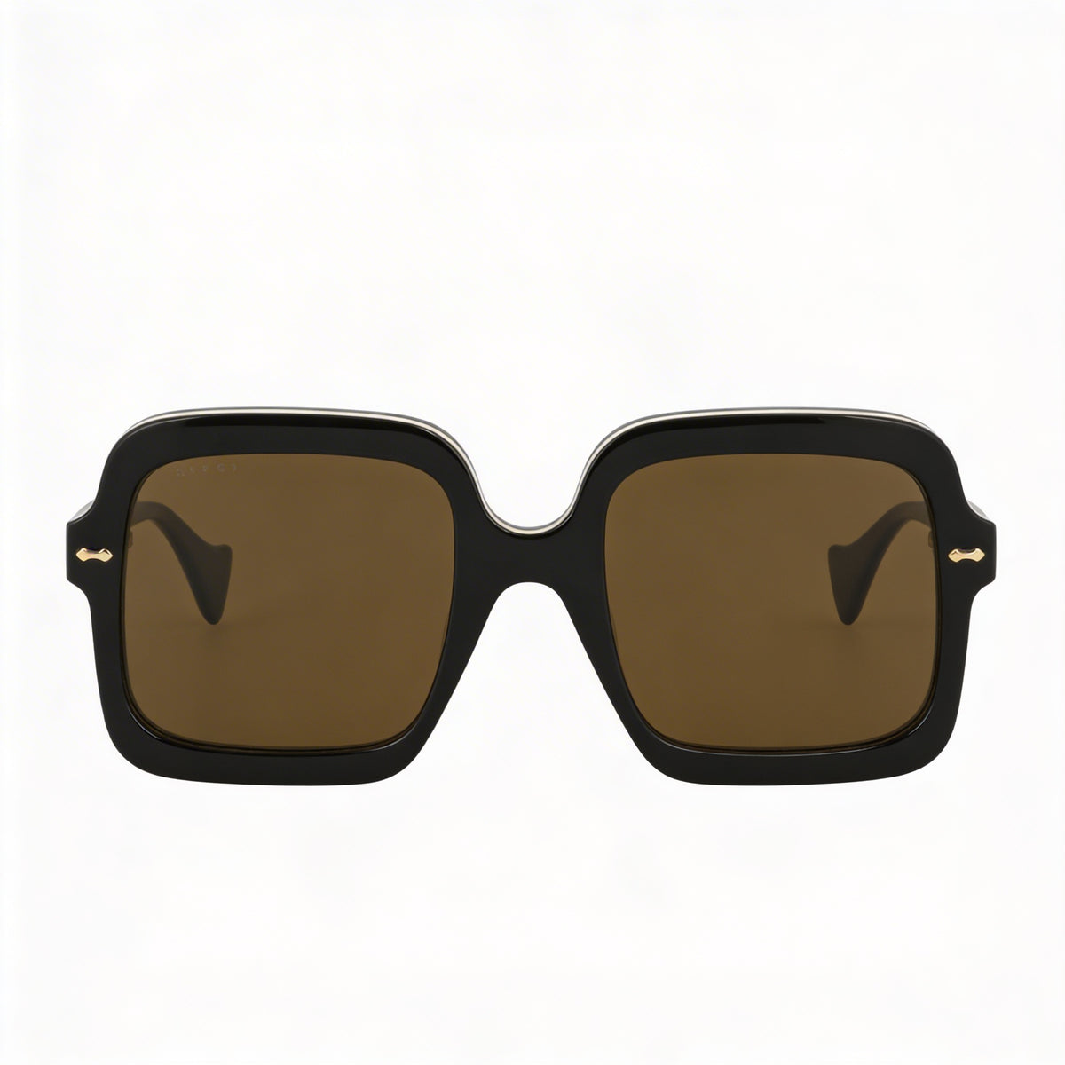 Gafas de sol cuadradas para mujer Gucci GG1241S en negro, 56 mm, Photo 2