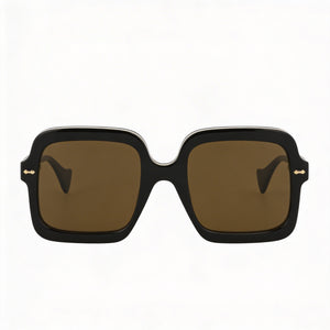 Gucci GG1241S Square Sunglasses for Women — front view, Plastic frame