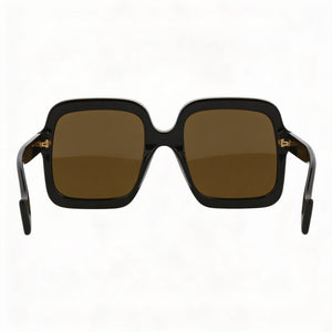 Gucci GG1241S Square Sunglasses for Women — interior view, Non-Polarized lens detail