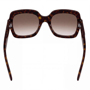 Gucci GG1337S Square Sunglasses Women — side view, Non-Polarized Brown Gradient lens
