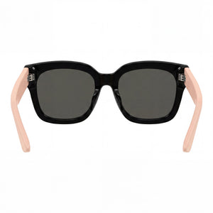 Gucci GG1338S-006 Square Sunglasses Unisex — side view, Non-Polarized Black lens