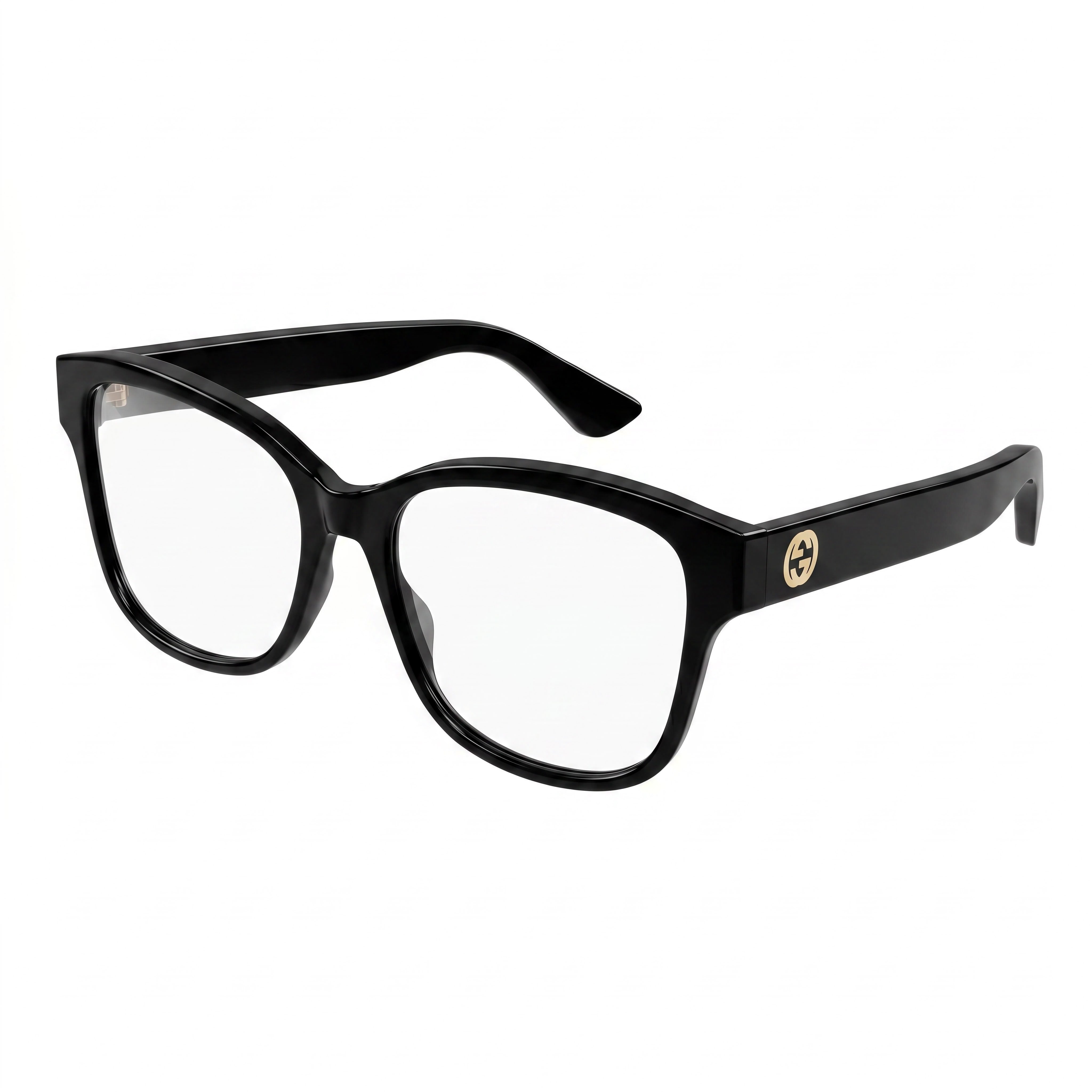 Gafas de sol cuadradas Gucci GG1340O de plástico negro y dorado para mujer, Photo 1