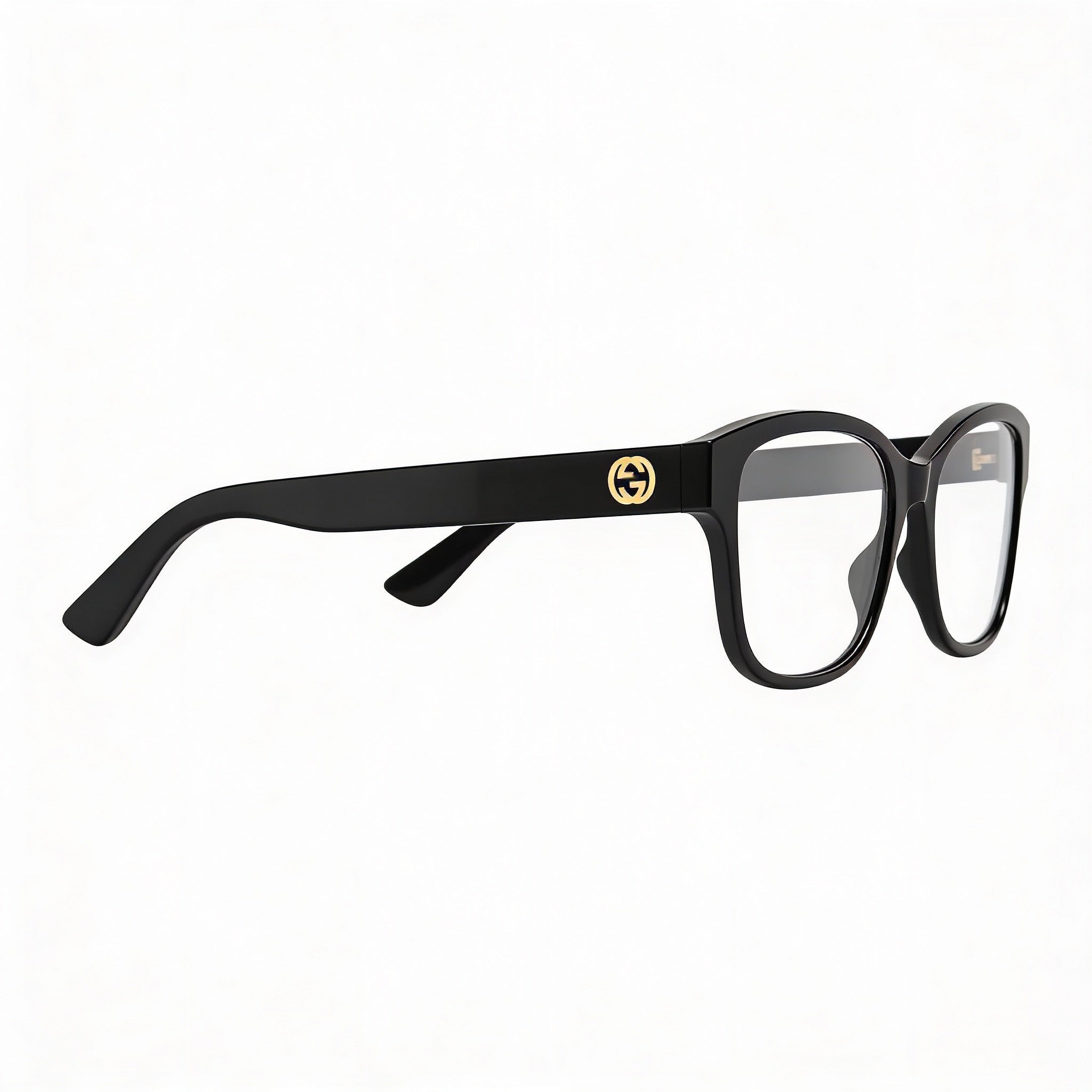 Gafas de sol cuadradas Gucci GG1340O de plástico negro y dorado para mujer, Photo 3