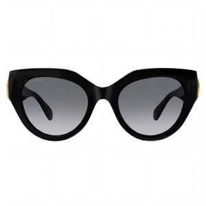 Gucci GG1408S Cat Eye Sunglasses for Women — front view, Plastic frame