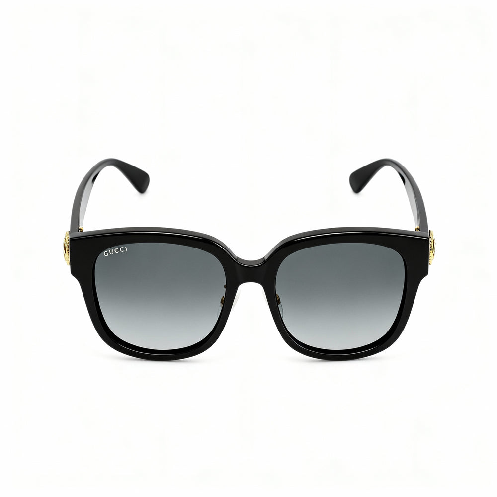 Gucci Gg1409sk-001 Square Sunglasses for Women — front view, Acetate frame