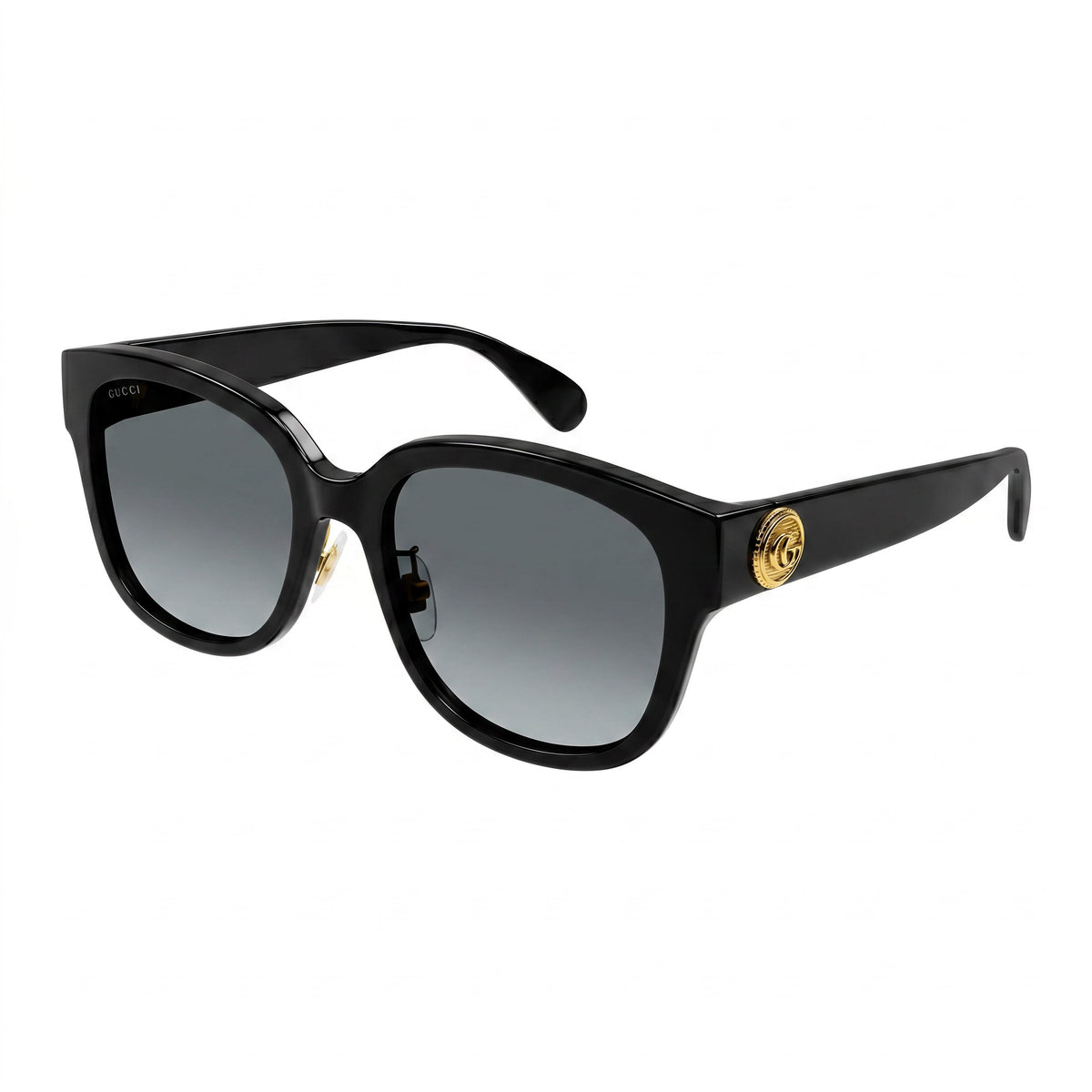 Gucci Gg1409sk-001 Black Grey Square Sunglasses for Women, 55mm, Photo 1