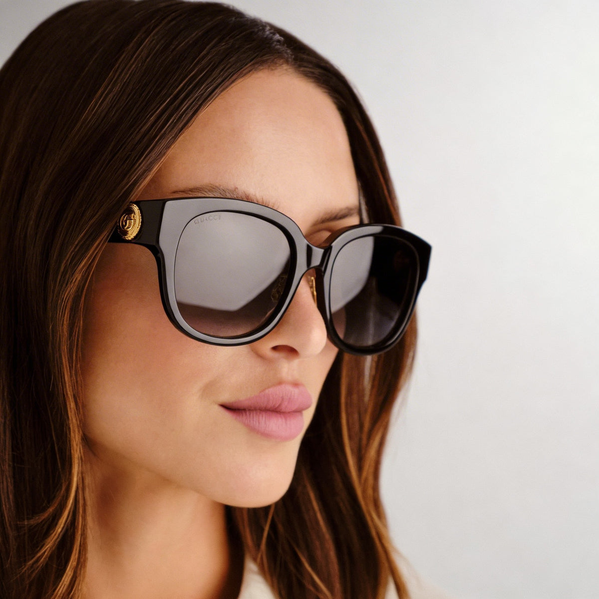 Gucci Gg1409sk-001 Black Grey Square Sunglasses for Women, 55mm, Photo 4