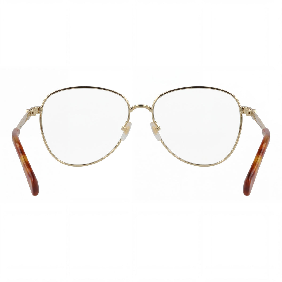 Gucci GG1419S Gold Transparent Aviator Eyeglasses for Women, 60mm, Photo 3