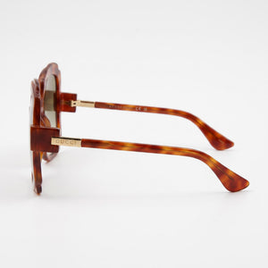 Gucci GG1431S Butterfly Sunglasses for Women — front view, Plastic frame