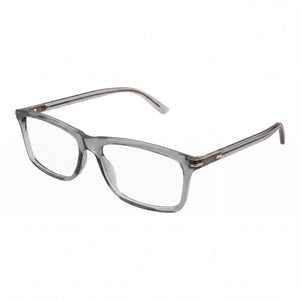 Gucci GG1447O Gray Rectangle Eyeglasses for Men, Acetate frame