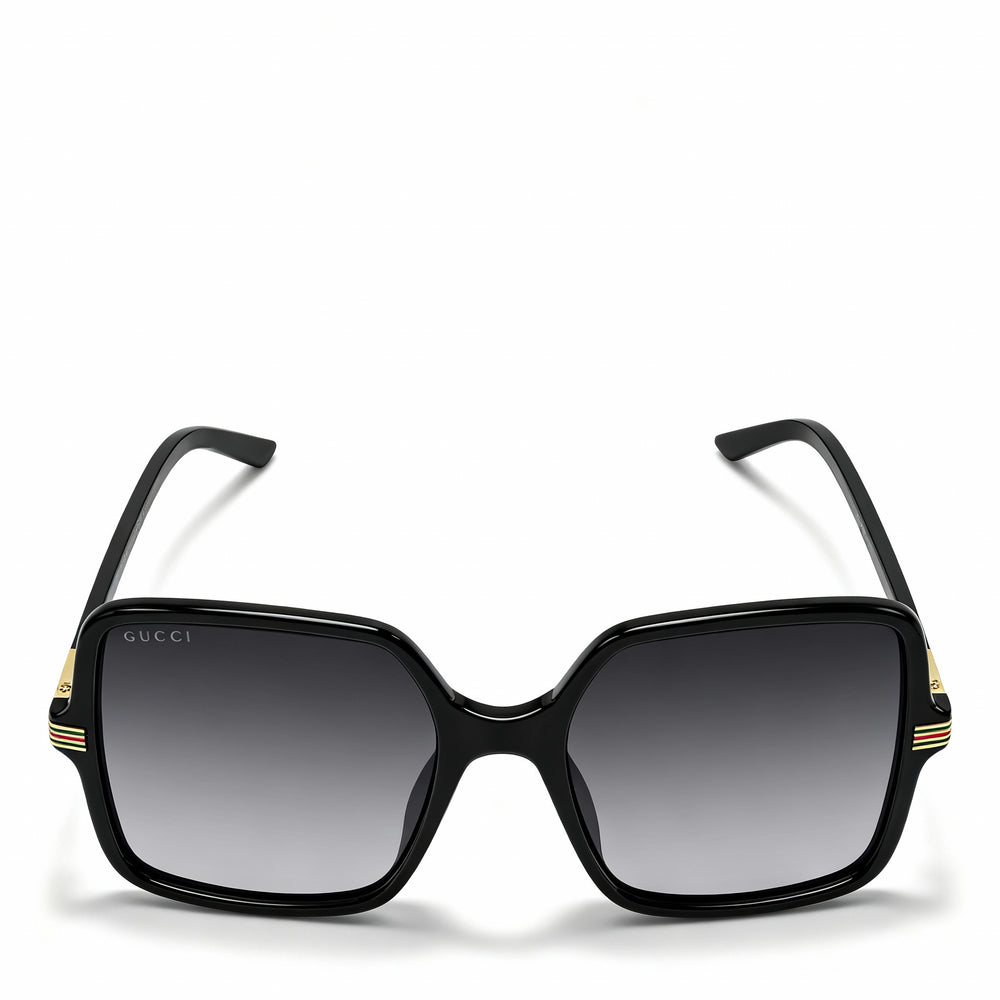 Gucci GG1449S-001 Square Sunglasses for Women — front view, Acetate frame
