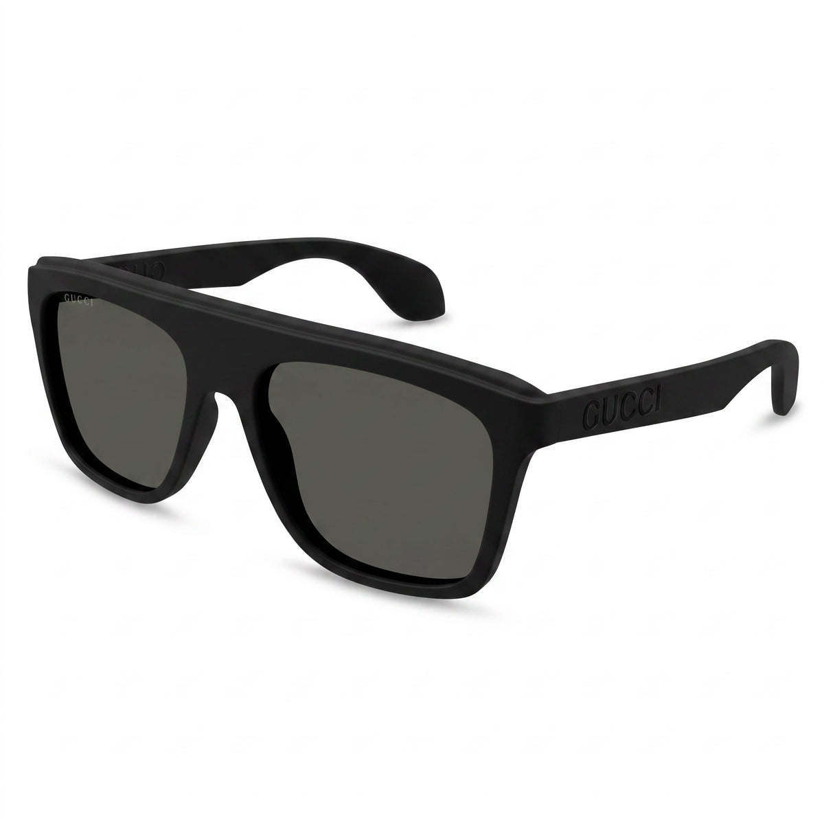Gucci GG1570S Black Square Sunglasses for Men, 57mm, Photo 1