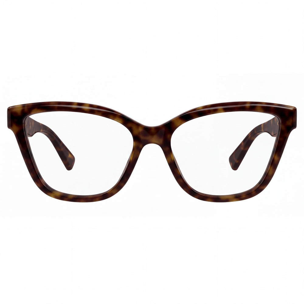 Gucci GG1589O-002 Cat Eye Eyeglasses for Women — front view, Black
