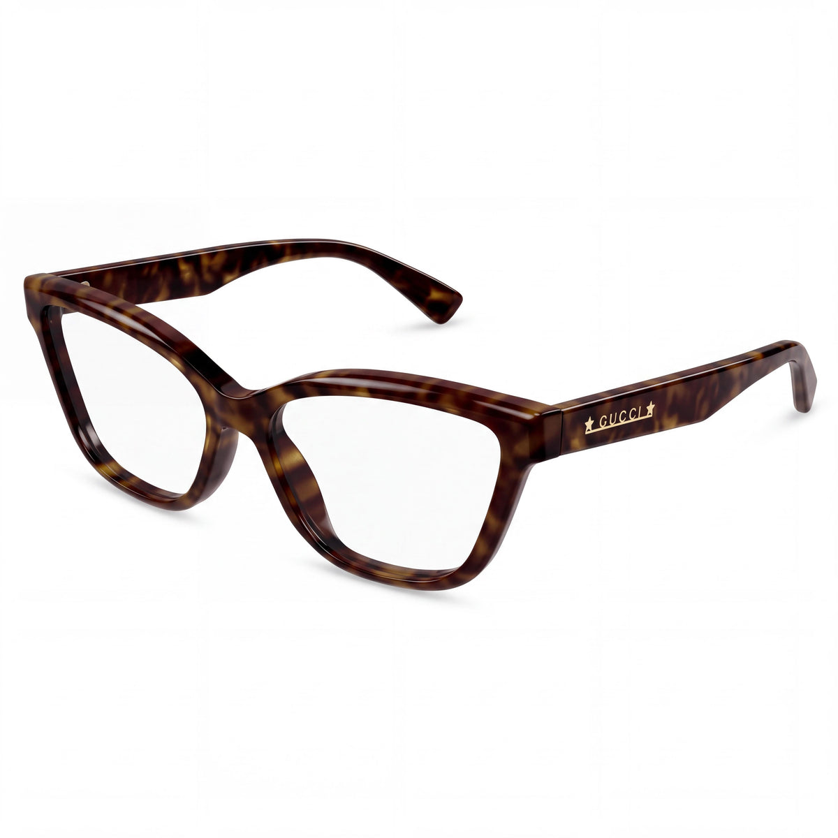 Gucci GG1589O-002 Havana Cat Eye Eyeglasses for Women, 55mm, Photo 1