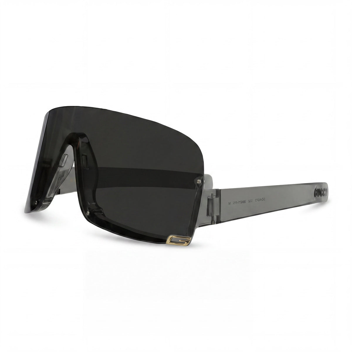 Gafas de sol de mujer Gucci gg1637s-30014973-002 plateadas tipo escudo, 99mm, Photo 1