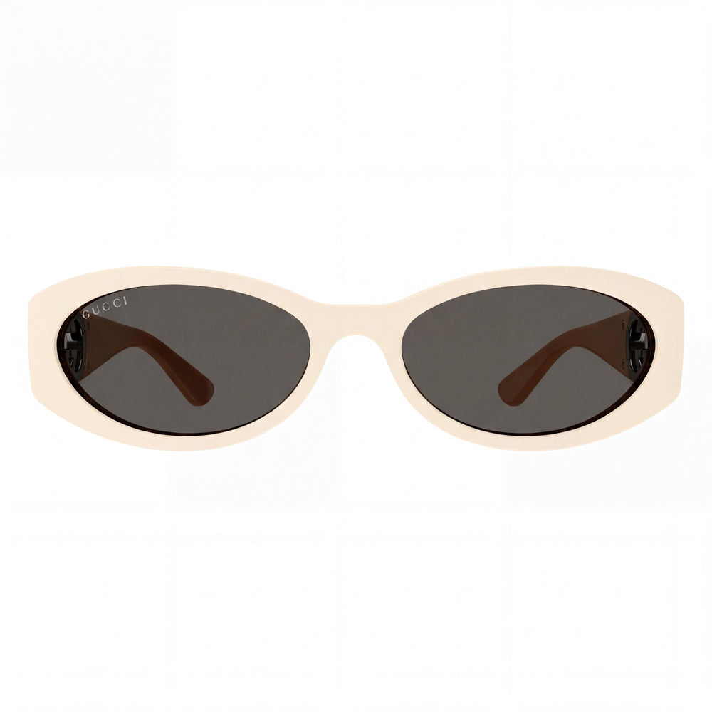 Gucci GG1660S Oval Sunglasses for Women — front view, Acetate frame