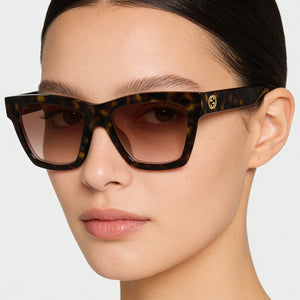 Gucci Gg1714s-002 Square Sunglasses for Women — interior view, Clear lens detail