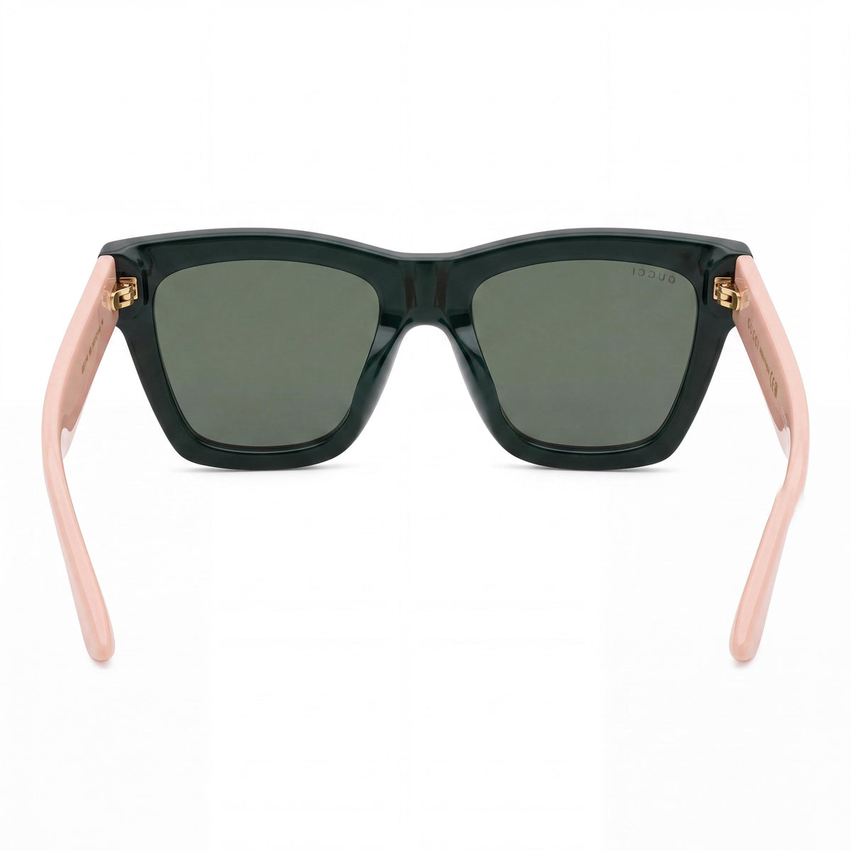 Gafas de sol cuadradas para mujer Gucci GG1714S-006 en negro y rosa, 54 mm, Photo 4
