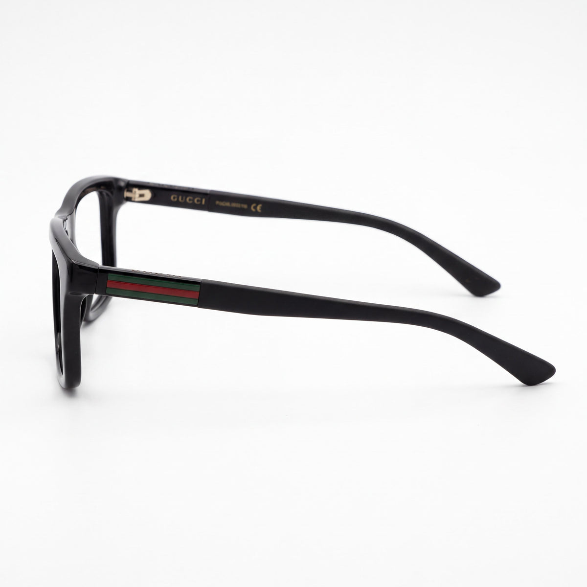 Gafas graduadas unisex Gucci Gg1737o-001 rectangulares, color negro y transparente, Photo 3