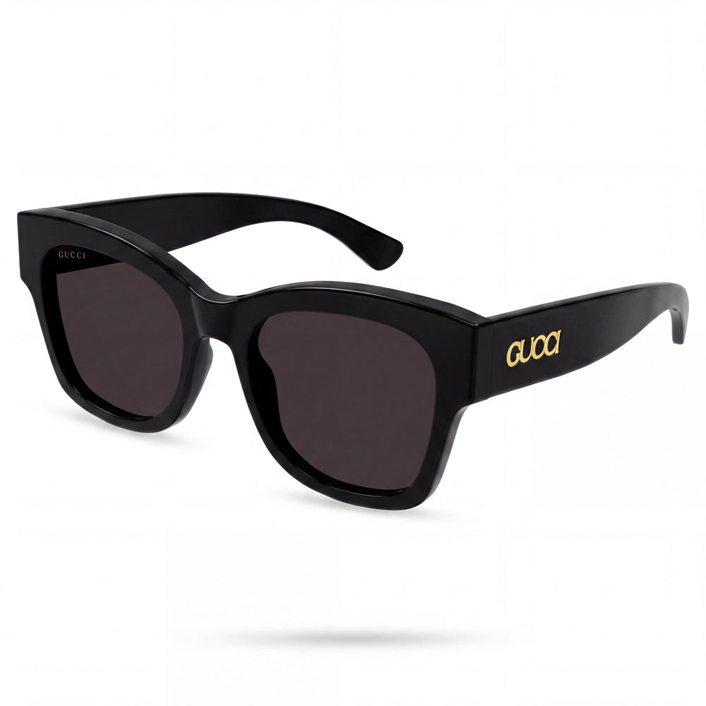 Gucci Gg1789s-001 Black Square Sunglasses for Women, Black lens