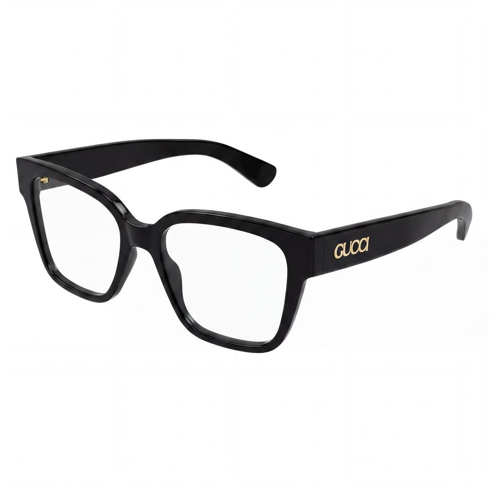 Gucci GG1791O Black Square Eyeglasses for Unisex, Acetate frame