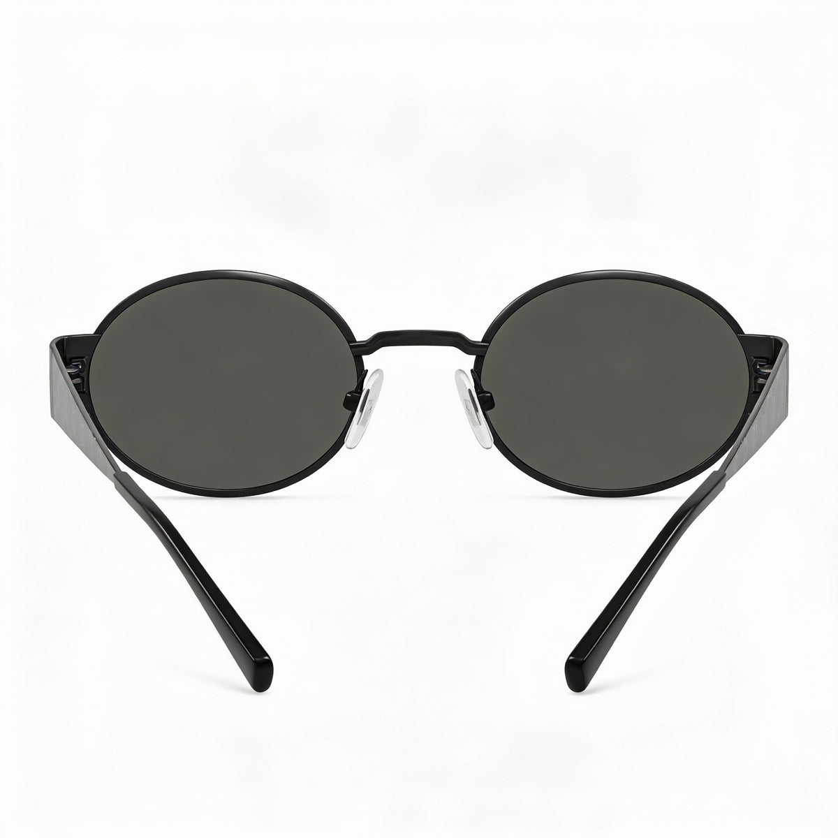 Gafas de sol ovaladas Gucci GG1854S 001 gunmetal negro unisex, 51mm, Photo 3