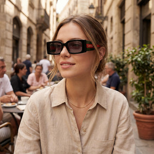 Gucci GG1860S Black Sunglasses Women — outdoor wear, black Polarized lens