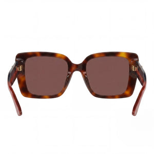 Gucci GG1861S Butterfly Sunglasses Women — side view, Non-Polarized Brown lens