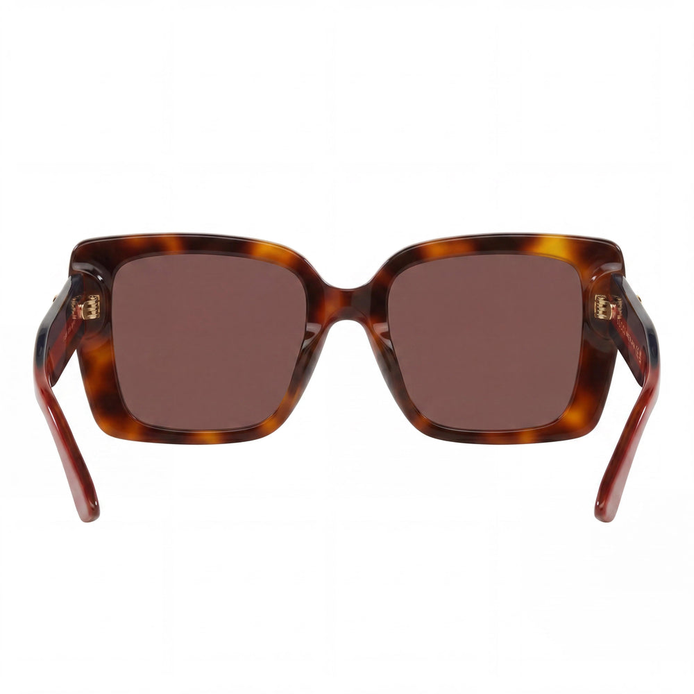Gucci GG1861S Square Sunglasses Women — side view, Non-Polarized Brown lens