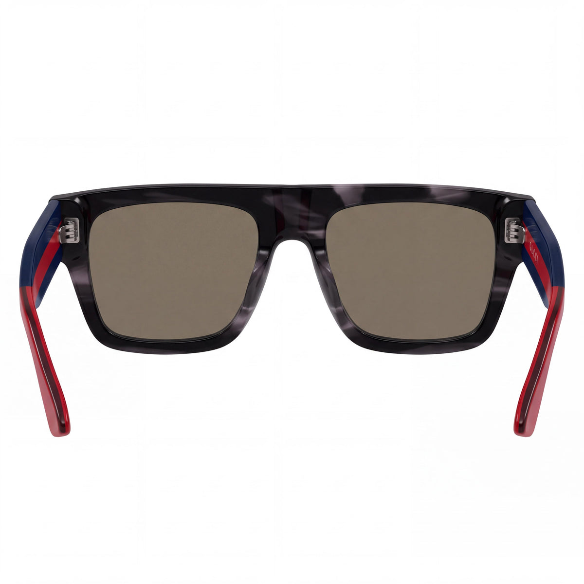 Gafas de sol unisex modernas Gucci 1868S-004 RECYCLED ACE con montura negra y lentes negras (53-18-145), Photo 3