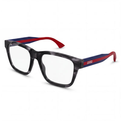 Gucci GG1870O Black Rectangle Eyeglasses Unisex, Acetate frame