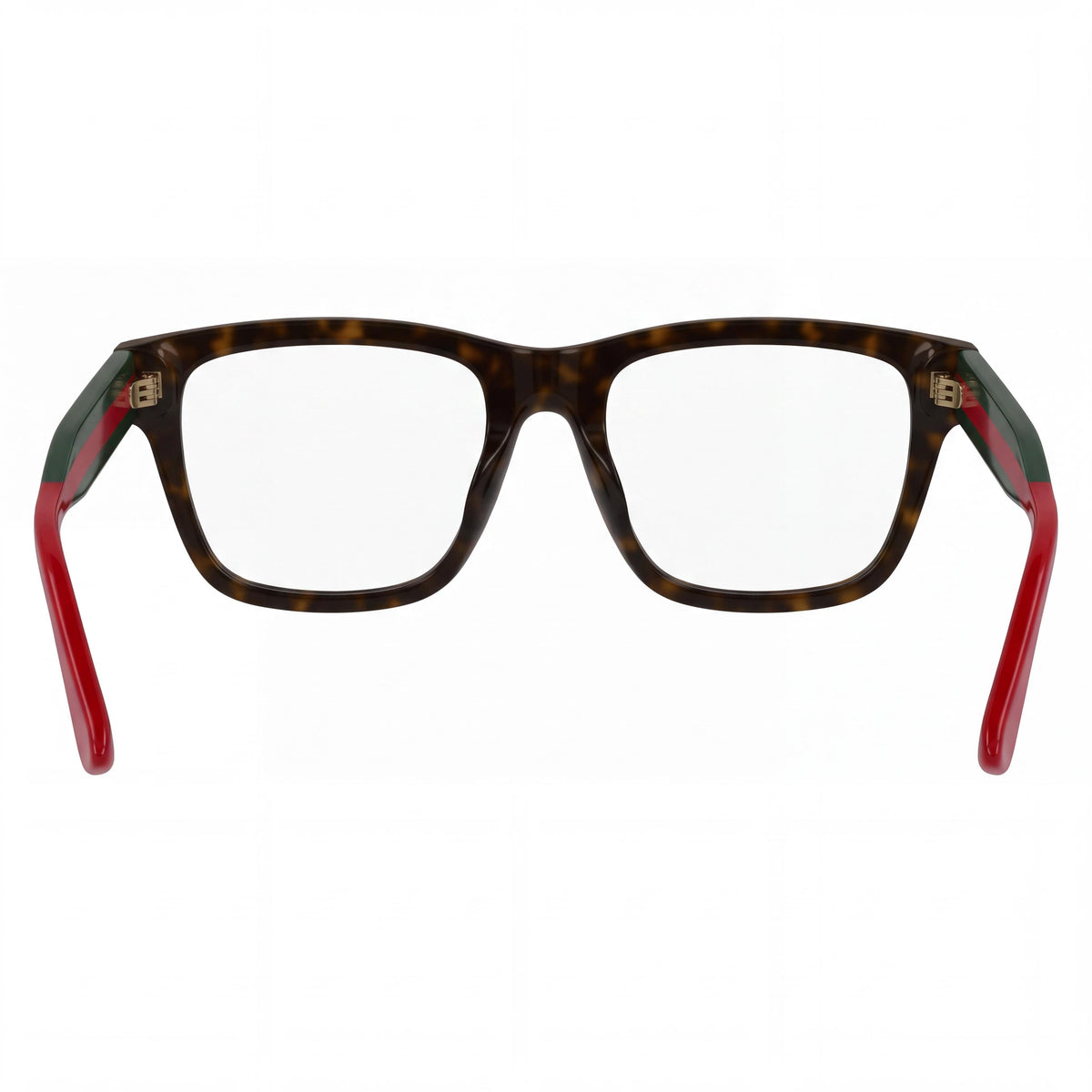 Gafas graduadas unisex Gucci 1870O modernas y profesionales de acetato con montura cuadrada, color habana verde transparente, 56 mm, Photo 3